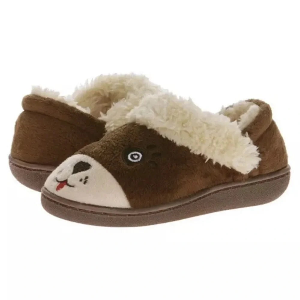 Wonder Nation Toddler Unisex Puppy/Dog Slip on Slippers size 7/8